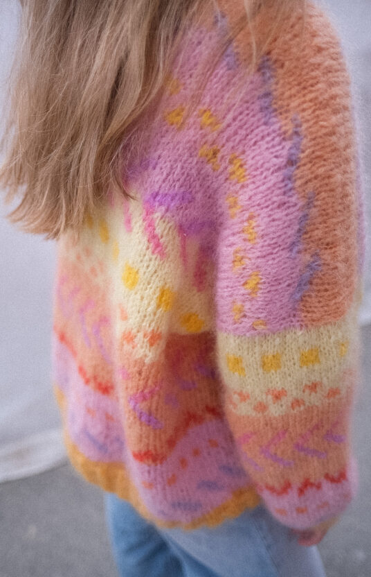 Knitting pattern sweater women colors fluff hiking sweater festival knit sweater women popular knitting patterns mohair 80s