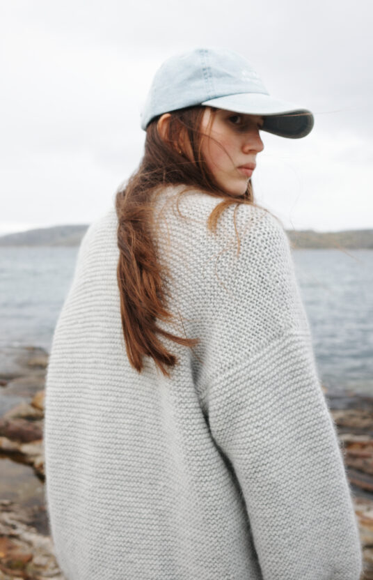 knitting pattern everyday sweater in garter stitch. Garter stitch sweater - textured sweater solid color top down. Popular knitting patterns for women. Knitting pattern womens sweater in garter stitches.