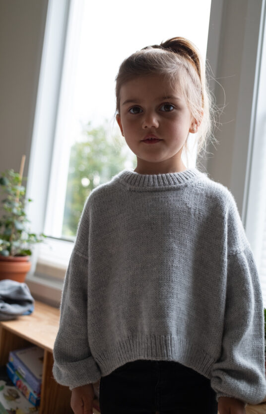 Everyday sweater knitting pattern kids sweater knitted top dowin merino. Simple everyday children's sweater knitting pattern. Merino sweater for children